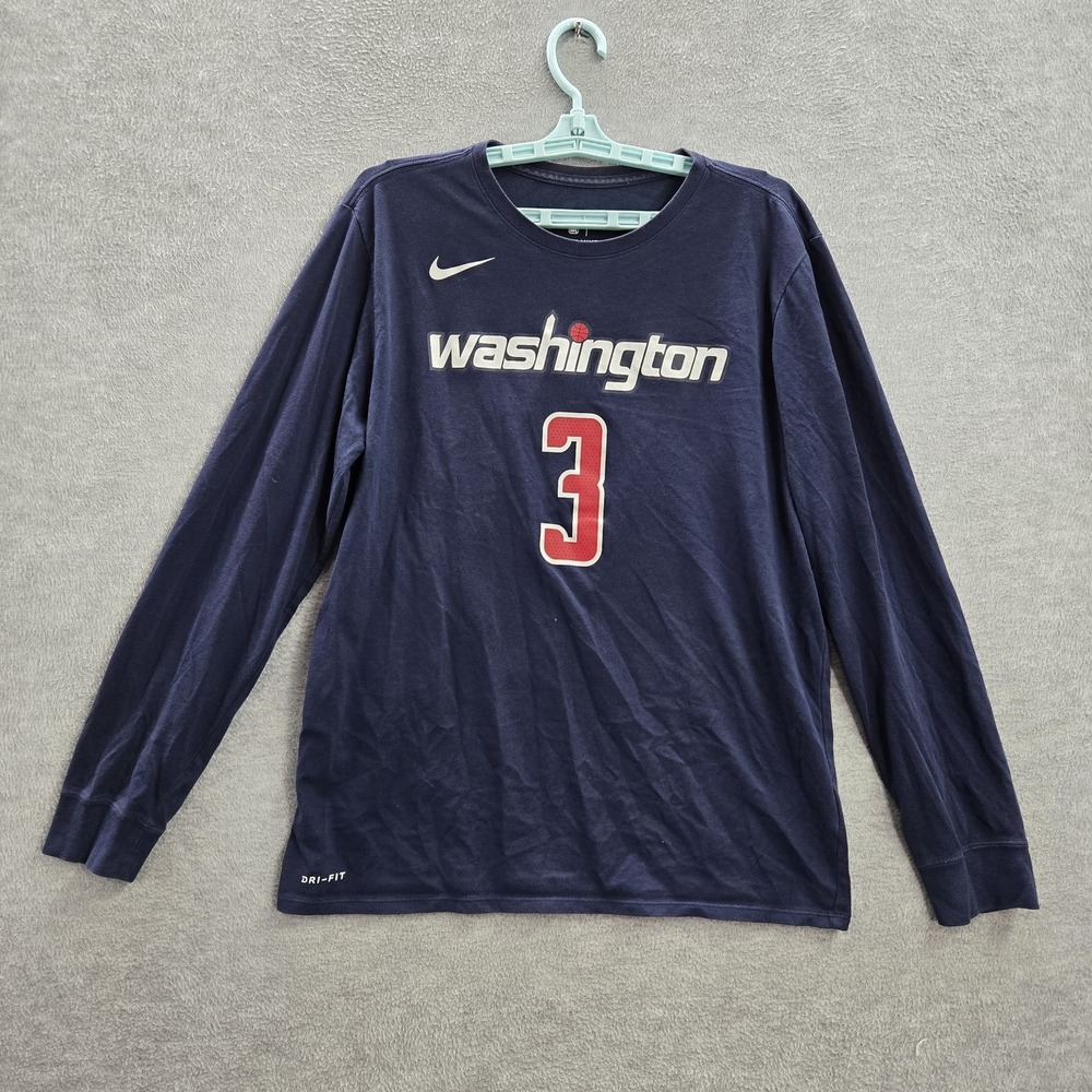 Washington Wizards Men Shirt‎ L Blue Nike Bradley Beal 3